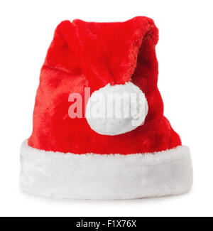 Santa Claus hat isolated on the white background. Stock Photo
