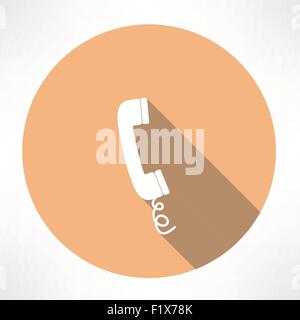 simple phone icon. Flat modern style vector illustration Stock Vector