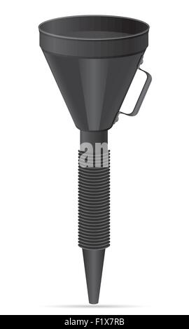 funnel for fuel vector illustration isolated on white background Stock Vector