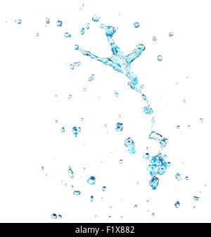 water splash isolated on white background Stock Photo - Alamy