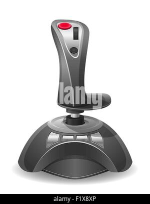 joystick for gaming console vector illustration EPS 10 isolated on white background Stock Vector