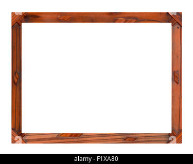 golden vintage frame isolated on white background Stock Photo - Alamy