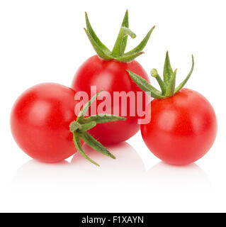 fresh tomatoes isolated on the white background. Stock Photo