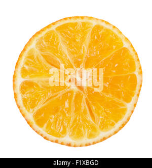 fresh orange mandarins isolated on a white background. Stock Photo