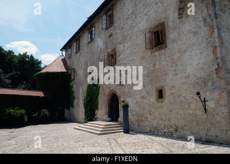 Otocec Castle, near Novo Mesto town, Lower Carniola region, Otocec, Slovenia Stock Photo