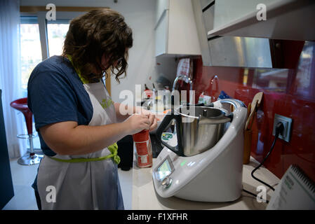 Bimby Vorwerk cooking Stock Photo - Alamy