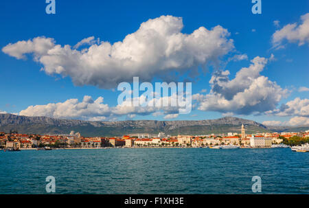 Skyline of Split, Dalmatia, Croatia. Stock Photo