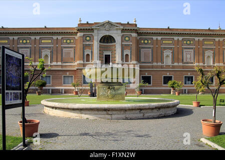 Picture Gallery and the Vatican Gardens. Vatican Museums. The Vatican, Rome, Italy. Stock Photo