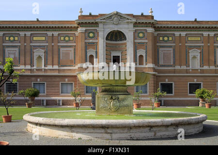 Picture Gallery and the Vatican Gardens. Vatican Museums. The Vatican, Rome, Italy. Stock Photo