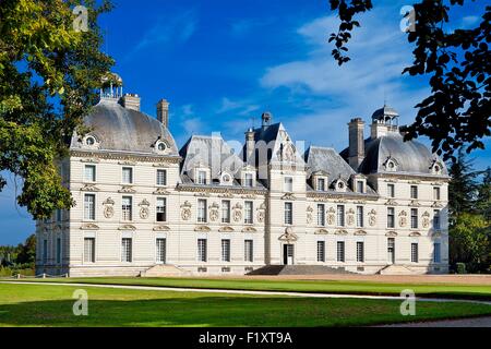 France, Loir et Cher, Sologne, Cheverny castle Stock Photo