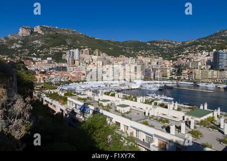 Principality of Monaco, Monaco, La Condamine district, Hercules port Stock Photo