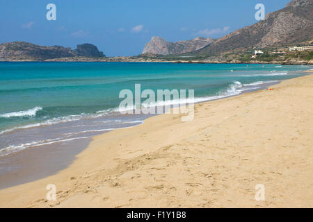 The beautiful Falassarna beach on Crete island, Greece Stock Photo