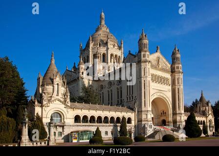 France, Calvados, Pays d'Auge, Honfleur, Sainte Therese Basilica Stock Photo