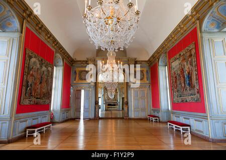 France, Yvelines, Maisons Laffitte, Chateau de Maisons, castle built by Mansart in the 17th century Stock Photo