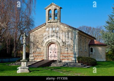 France, Marne, Reims, Foujita Chapel Stock Photo