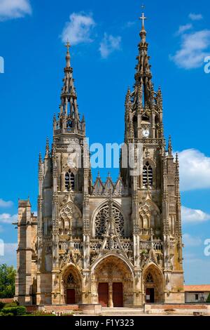 France, Marne, L'Epine, stop on the way of St James listed as World Heritage by UNESCO, Notre Dame basilica Stock Photo