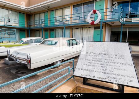 United States, Tennessee, Memphis, Lorraine Motel where Martin Luther King was murdered on 04 April 1968 Stock Photo