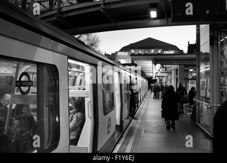 London underground station / Earls Court tube station Stock Photo