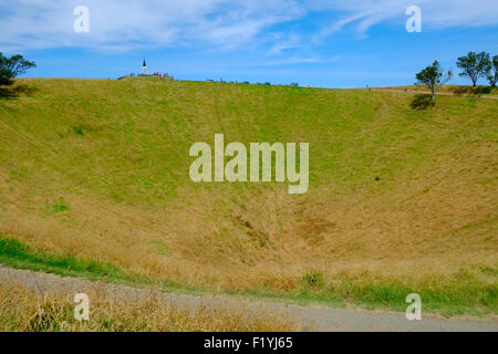 Mount Eden One Tree Hill View of Auckland New Zealand, NZ, North Island Stock Photo