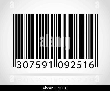 barcode vector illustration isolated on white background Stock Vector