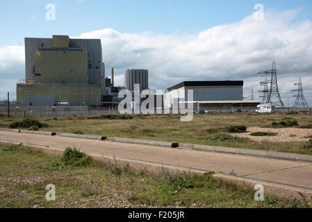 Dungeness Nuclear Power stations A and B built on a shingle beach at ...