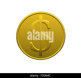 Shiny golden coins falling on white background Stock Photo - Alamy