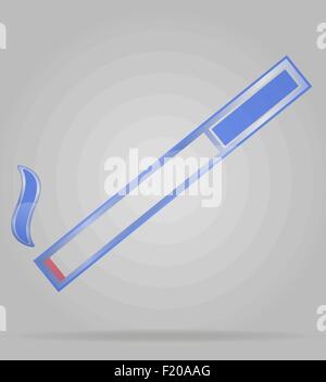 transparent sign of a smoking area vector illustration isolated on gray background Stock Vector