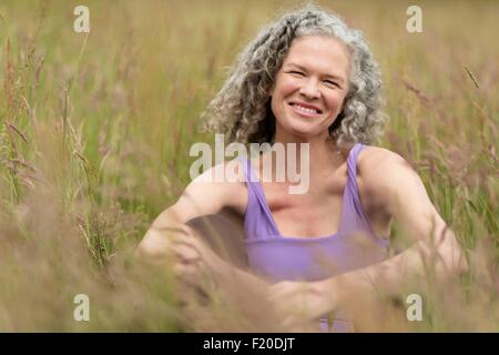 Natural mature woman Stock Photo - Alamy