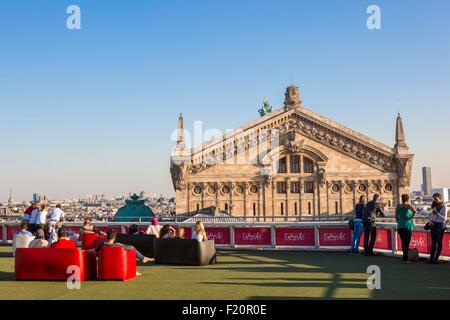 France, Paris, Galeries Lafayette, the roof terrace Stock Photo