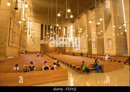 United States, California, Los Angeles, Cathedral of Our Lady of the Angels by architect Rafael Moneo Stock Photo