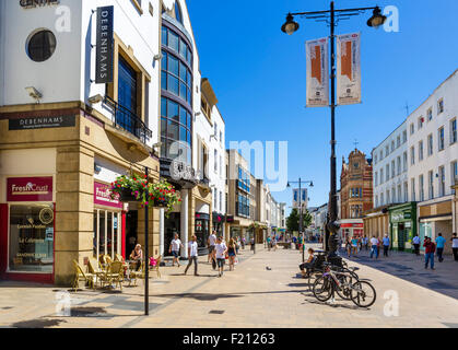 The High Street, Cheltenham, Gloucestershire, England, UK Stock Photo