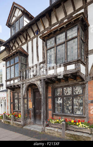 Historic timber-framed building in Henley in Arden, Warwickshire, England, UK Stock Photo