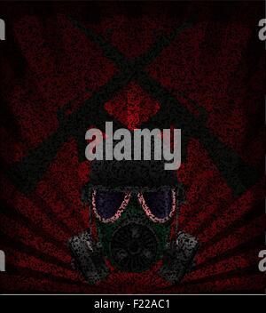 war concept vector illustration isolated on white background Stock Vector