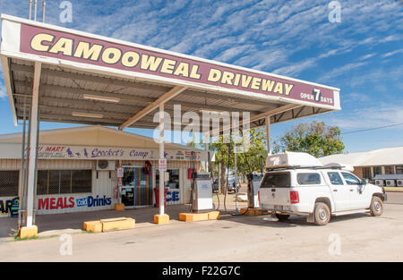 Service station at Camooweal in Outback Queensland, Australia Stock Photo