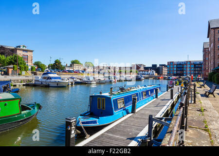 The docks, Gloucester, Gloucestershire, England, UK Stock Photo