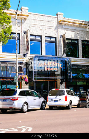 The Majestic Theater on SW 2nd Street in downtown Corvallis, Oregon Stock Photo