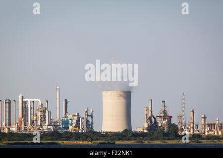 Production plant of Dow Chemical at Terneuzen in the Netherlands Stock Photo