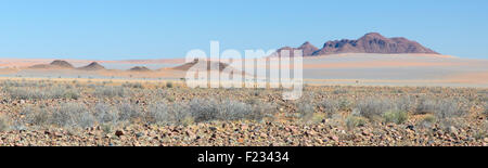Namibian landscape from route D826 Stock Photo