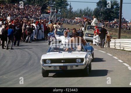 Victory parade  Watkins Glen  October 5 1969 Stock Photo