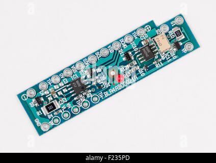 Electronic device. Printed circuit board Stock Photo