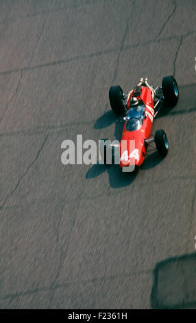 44 Giancarlo Bhaghetti in a Ferrari Dino 246 Monza, Italian GP 4 September 1966 Stock Photo