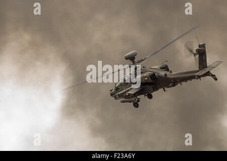 Boeing AH-64 Apache Attack Helicopter Stock Photo