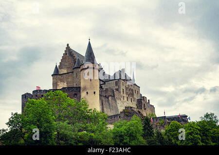 Vianden Castle - Luxembourg Stock Photo