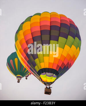 Hot Air Balloons, Spirit of Boise Balloon Classic, Ann Morrison Park, Boise, Idaho, USA Stock Photo