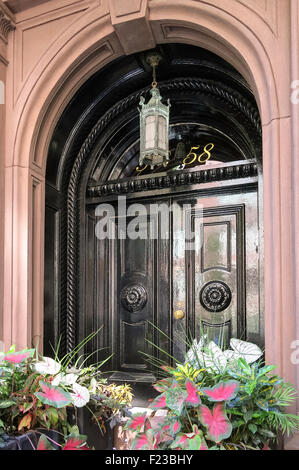 Brownstones in Greenwich Village, NYC Stock Photo