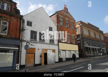 Buildings on Cambridge St, Sheffield city centre England including the listed Bethel Sunday School due for redevelopment Victorian architecture Stock Photo