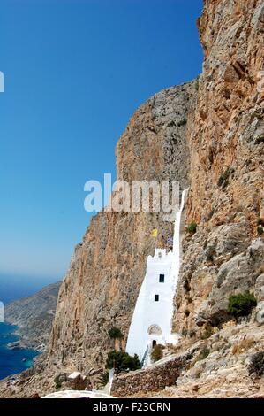 Hozoviotissa Monastery, Amorgos, Greece Stock Photo - Alamy