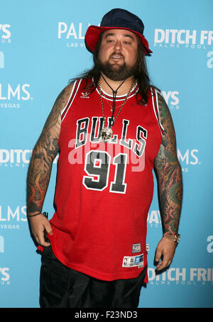 'Pawn Stars' star Chumlee DJs at Ditch Fridays at the Palms Pool & Dayclub inside the Palms Hotel & Casino Las Vegas  Featuring: Chumlee Where: Las Vegas, Nevada, United States When: 10 Jul 2015 Stock Photo