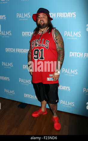 'Pawn Stars' star Chumlee DJs at Ditch Fridays at the Palms Pool & Dayclub inside the Palms Hotel & Casino Las Vegas  Featuring: Chumlee Where: Las Vegas, Nevada, United States When: 10 Jul 2015 Stock Photo