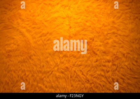 Orange fur texture background Stock Photo